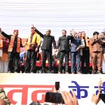 Kangra:धर्मशाला के जोरावर स्टेडियम में भाजपा की जन आक्रोश रैली में भाजपा नेताओं ने कांग्रेस सरकार पर किया चौतरफा हमला।