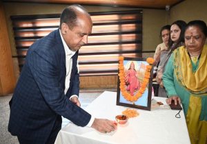 Shimla:महिला भागीदारी के बिना राष्ट्र का निर्माण अधूरा:जयराम ठाकुर।