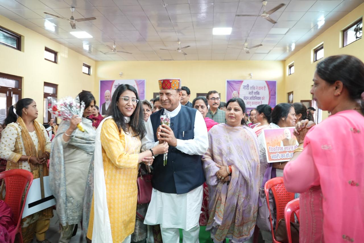 नारी शक्ति वंदन अधिनियम से मजबूत होगा लोकतंत्र,महिलाओं की भागीदारी से बदलेगी देश की दिशा:डॉ.बिंदल।